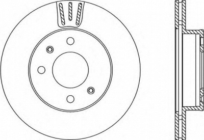 OPEN PARTS bda222320 -  Тормозной диск